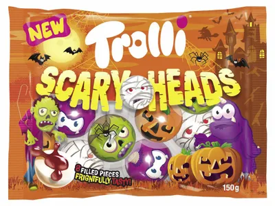 Produktbild von Trolli Scary Heads 150g
