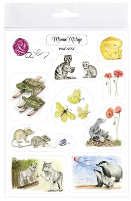Image de Aimants « C'est tellement bien que tu sois là » (3 avec illustrations)