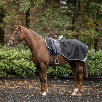 Immagine prodotto di Coperta da allenamento Horseware Amigo Ripstop, taglia M, colore nero/grigio titanio
