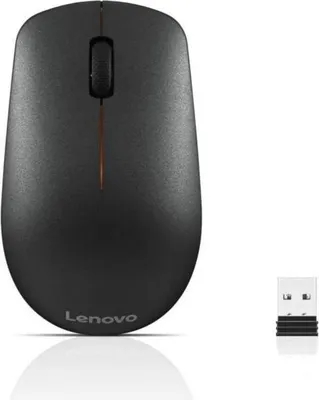 Image de Souris sans fil Lenovo 400, 1200 DPI, Optique, 2.4 GHz, Nano USB, Noir