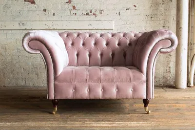 Obrázok produktu pre Chesterfield Sessel Fernseh Couch 1 Sitzer Ohrensessel Sofa Textil Stoff Couchen