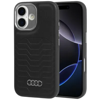 Produktbild von Handyhülle Case iPhone 17 Audi GT MagSafe Kunstleder schwarz Logo