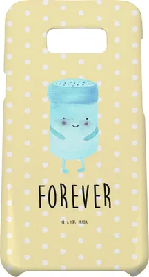 Produktbild von Mr. & Mrs. Panda Samsung Galaxy S8 plus Handyhülle  Beste Freunde Salz - Gelb Pastell - Geschenk, Handy Case, Fehlende Keywords, Lustige Sprüche, Hülle, Cover