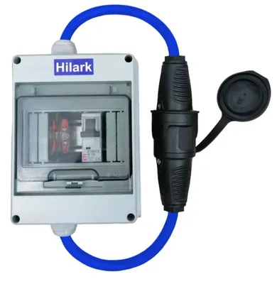 Produktbild von Verlängerungskabel+ Motorschutz, Gummi H07BQ-F 3x2,5mm² blau - 15m