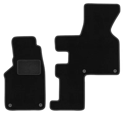 Zdjęcie produktu dla Dywaniki samochodowe welurowe LUX do: Volkswagen Transporter T4 (1993-2001, caravelle manual) czarne, z mocowaniami