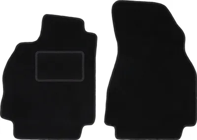 Immagine prodotto di Wielganizator tappetini auto velours anteriori adatto per Renault Megane II (2002-2008, hatchback) neri, set 2 pz, con fissaggi