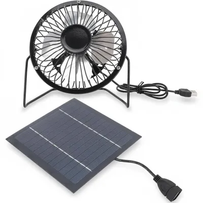 Produktbild von InAndOutdoorMatch - Solar-Energie Ventilator - Tragbar, KI-generiertes Bild