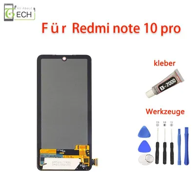 Produktbild von LCD für Xiaomi Redmi Note 10 Pro 4G OLED Display M2101K6G Touchscreen