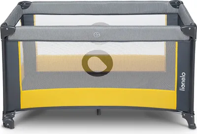 Produktbild von Lionelo Stefi babybetten reisebetten baby reisebett Kinderreisebett Laufstall Gelb