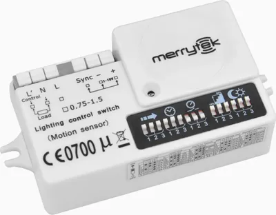 Produktbild von L04C MC003VC Merrytek Mikrowellen Bewegungssensor Cluster Dimmfunktion 230V1200W