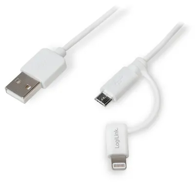 Produktbild von LogiLink Daten- & Ladekabel USB - Micro USB Stecker 1,0 m