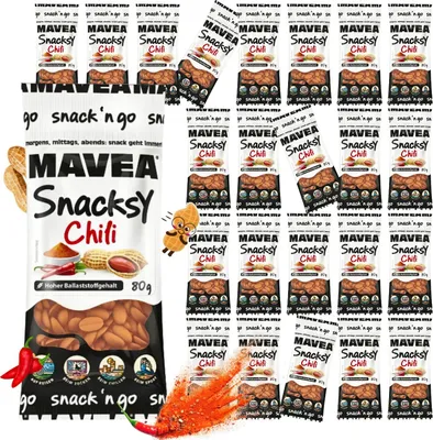Produktbild von MAVEA Erdnüsse mit Chili im Teigmantel 24 Pack x 80g