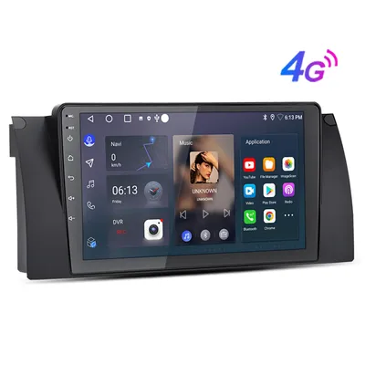 Image de Autoradio Android 15 pouces, 8 cœurs, CarPlay, 6+128 Go, GPS, pour BMW Série 5 E39, X5 E53, Série 7 E38, Wi-Fi, Bluetooth, FM, SWC, DAB+, RDS, DSP, 4G LTE, 2DIN, USB