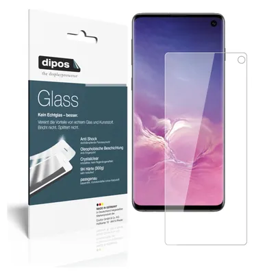 Obrázek produktu pro 2x ochranná fólie pro Samsung Galaxy S10 - anti-shock 9H fólie dipos Glass plastové sklo