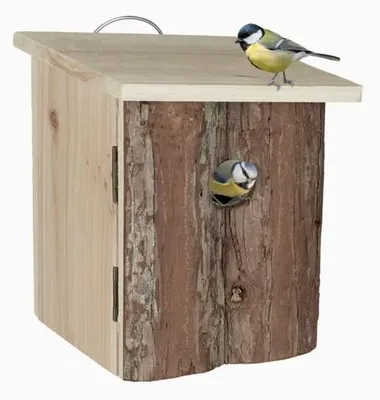 Immagine prodotto di Casetta per uccelli in legno per uccelli da giardino, casetta per uccelli per balconi e giardini