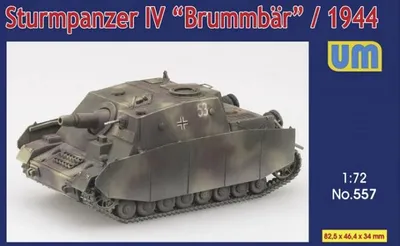 Produktbild von Unimodels UM557 - 1:72 Sturmpanzer IV "Brummbar", 1944 - Neu
