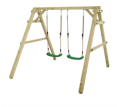 Produktbild von Schaukel Wickey Prime Sky Dancer, aus Holz für Kinder im Garten, grün