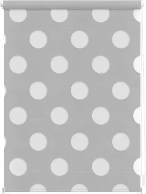Produktbild von Lichtblick Duo Rollo Kreis Klemmfix, ohne Bohren Grau, 150 cm, 70 cm x 150 cm (B x L)