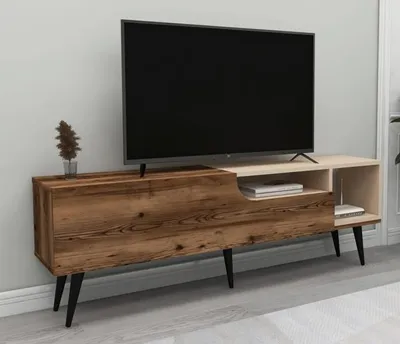 Zdjęcie produktu dla TV Lowboard Wysokiej jakości Drewno Nowoczesny Kredens do Salonu Unikalny