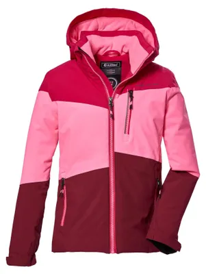 Obrázok produktu pre Funkčná bunda značky killtec pre dievčatá s kapucňou a snežným lemom / outdoorová bunda, je vodeodolná