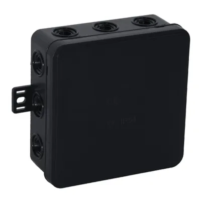 Obrázok produktu pre Skrinka na povrchovú montáž, nacvakávacia, 100X100X41, Ip54, čierna, 03705