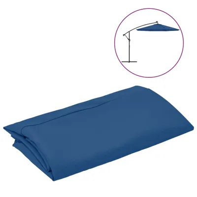 Image de vidaXL Housse de rechange pour parasol azur 350 cm