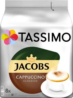 Produktbild von TASSIMO Kapseln Disc Creamy Collection Milka Cappuccino Classico Latte Macchiato
