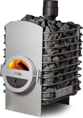 Produktbild von FinTec LORA Robust 14,6 kW Holz-Saunaofen holzbefeuerter Saunaofen mit BImSchV 2