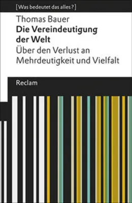 Produktbild von Die Vereindeutigung der Welt