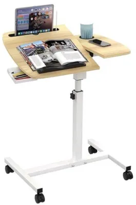 Produktbild von Verstellbare Serviertafel für Außenbereich – Handbedienbar – Krasbeständig – 60-90 cm Tischplatte