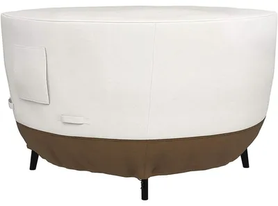 Produktbild von Terrassentischabdeckung Ø 48 cm x 26 cm mit wasserdichter Auskleidung