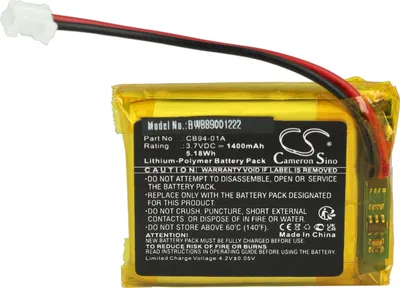 Produktbild von vhbw Akku kompatibel mit Motorola MBP36PU, MBP36, MBP34PU, MBP33PU, MBP35T, MBP35, MBP34, MBP41 Babyphone Babytalker (1400 mAh, 3,7 V, Li-Polymer)