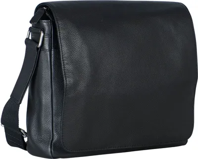 Immagine prodotto di LEONHARD HEYDEN Pelle borsa a tracolla con scomparto per laptop Berlin Messenger Bag Black nero