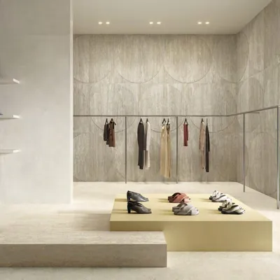 Produktbild von CASA39 Fliesen Marmoroptik Weiss 60x120 cm Italgraniti I Travertini