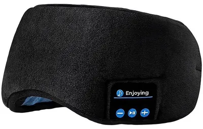 Obrázek produktu pro Verk 24343 Bluetooth maska na spaní s možností poslechu hudby černá