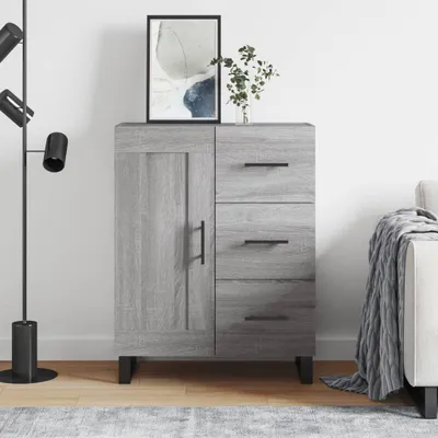 Produktbild von vidaXL Sideboard Grau Sonoma 69,5x34x90 cm Holzwerkstoff