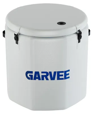 Produktbild von Aufblasbares Eisbad - Kaltwasserwanne - 700 L Volumen - Isolierter Deckel - Tragbar - Kompatibel mit Kühlaggregaten - PVC - Für Erwachsene - Weiß