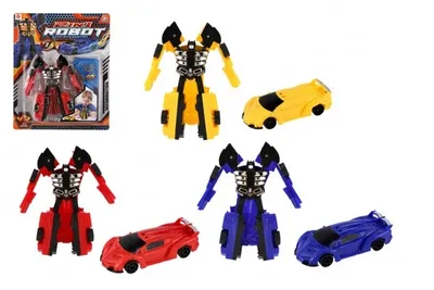 Produktbild von Transformer Roboter/Auto Plastik 14cm auf Karte