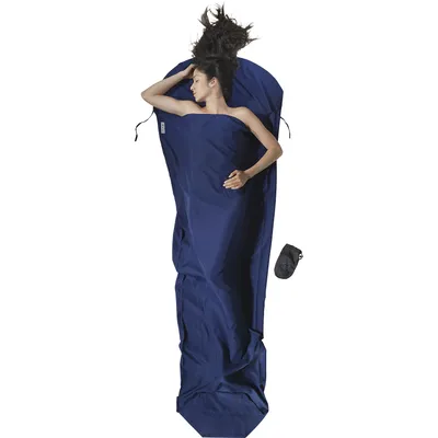 Produktbild von Cocoon MummyLiner Polyester Hüttenschlafsack (Wärmeleistung +3°C / Max. Körpergröße 210cm / Gewicht 0,23kg) twilight blue