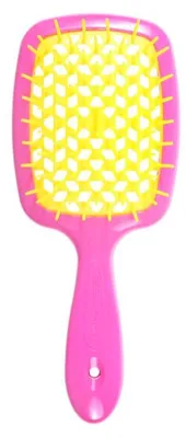 Produktbild von Janeke Superbrush Normal Entwirrbürste Orange-Rosa
