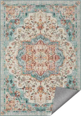 Produktbild von Orientteppich, SONGMICS HOME, Wohnzimmerteppich, rutschfester Teppich, Vintage-Stil