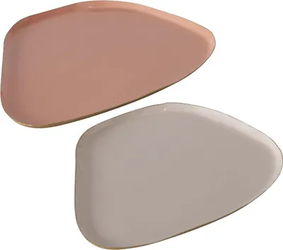 Produktbild von Dekorative bunte Tabletts SOOFTY, 2er-Setv