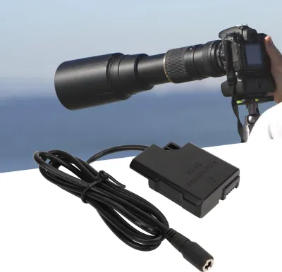 Zdjęcie produktu dla EN-EL14 Ładowarka DC z zasilaczem typu C do aparatów Nikon D5600 D3300 D3500 D5100 D5500 D3100 D3200