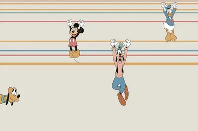 Zdjęcie produktu dla Disney fototapeta Disney szarym,żółtymIniebieskim - 612784 - 3 x 2,50 m