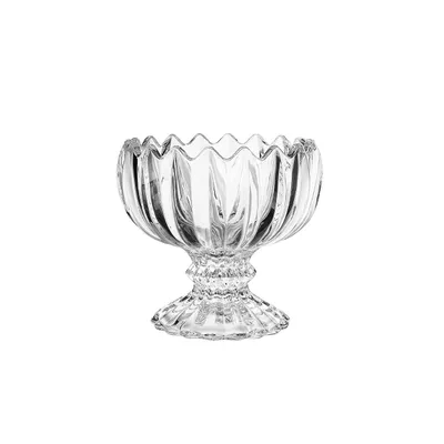 Produktbild von 6er-Set Glasschalen 200ml, Lotus-Design - Perfekt für Desserts & Snacks