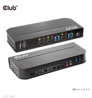 Obrázok produktu pre CLUB3D CSV-1382, 4096 x 2160 px, 4K Ultra HD, 12 W, Čierna