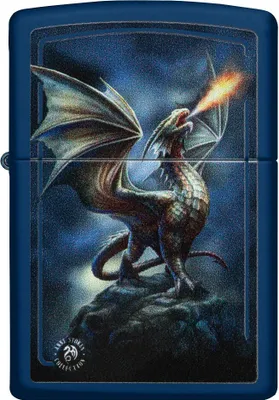 Obrázek produktu pro ZIPPO - Anne Stokes - Drak Modrý dračí oheň Plnitelný benzínový zapalovač 60006196