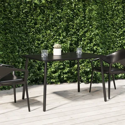 Obrázek produktu pro Maison Exclusive – Venkovní stůl, antracitová barva, rozměry 110x80x71 cm, ocel