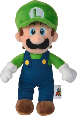 Produktbild von Simba Luigi Plüsch 20 cm – Kuscheltier für Mario-Fans
