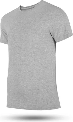 Immagine prodotto di Maglietta da uomo 4F Camicia in cotone a manica corta Camicia di base a girocollo Camicia a manica corta Camicia sportiva Camicia funzionale Grigio M
